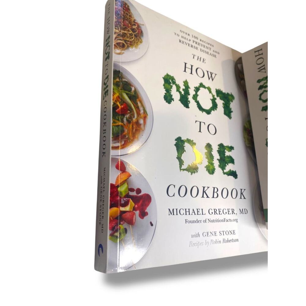 Set of How Not to Die Book and Cookbook Michael Greger Gene Stone - Picture 5 of 7